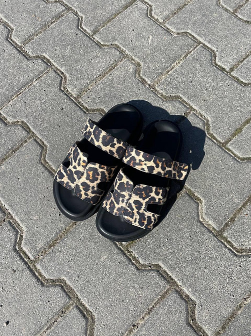 SEE SEVEN Жіночі шльопанці, натуральна шкіра, на низькому ходу леопардові SEE SEVEN 1662 р. 38 Коломия - фото 5