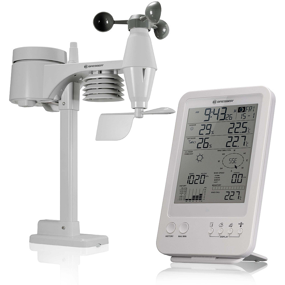 Метеостанция Bresser Weather Center 5-in-1 White (7002511) Киев - изображение 1