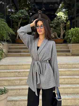 Женский теплый модный кардиган. Графит, 42/44 Одесса