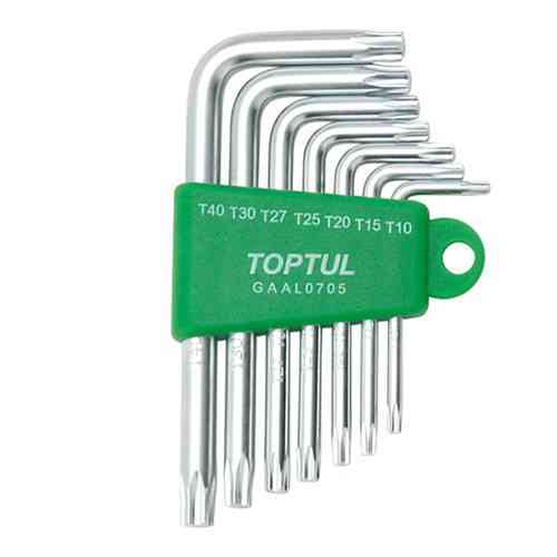Набір ключів TORX Р-обр. TOPTUL T10-T40 7ед. GAAL0705 Чернігів
