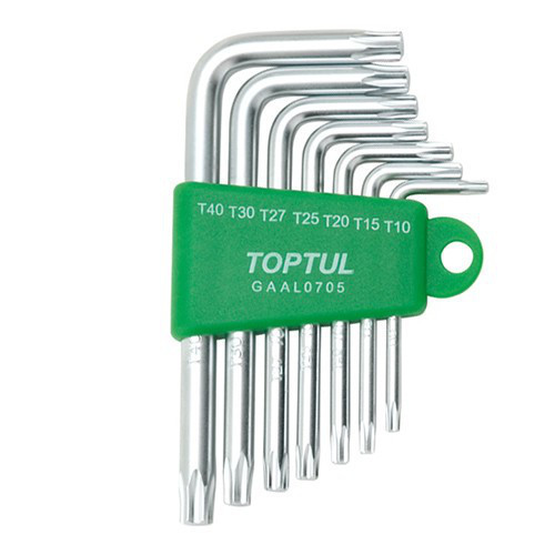 Набор ключей TORX Г-обр. TOPTUL T10-T40 7ед. GAAL0705 Чернигов - изображение 1