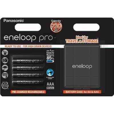 Аккумулятор Panasonic Eneloop Pro AAA 930 mAh * 4 + Case (BK-4HCDEC4BE) Винница