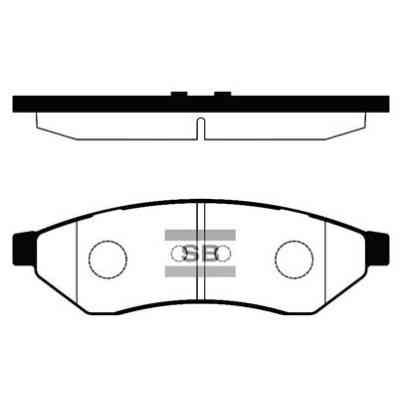 Тормозные колодки HI-Q SP1252 Винница