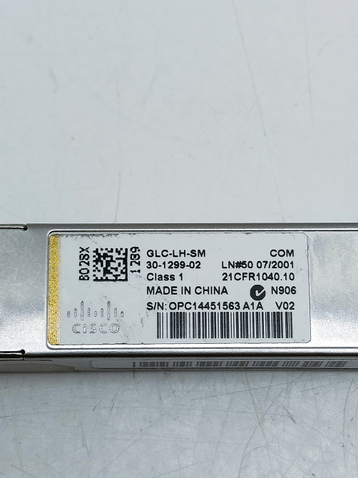 Оптичний трансивер Cisco 1000BASE-LX/LH SFP Module (P/N: GLC-LH-SM) (товар вживаний) 1шт Луцк - изображение 2