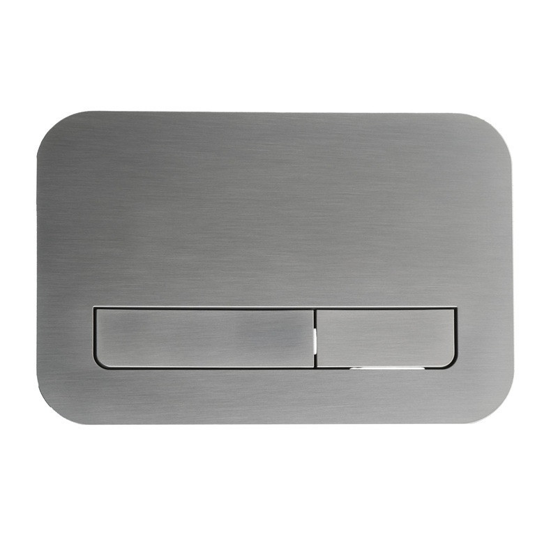 Панель змиву Koer KT-0609-07 240x160x7mm пластикова, кнопка лінійна (колір графіт) (KR6133)   ( 25039 ) Харків - фото 4