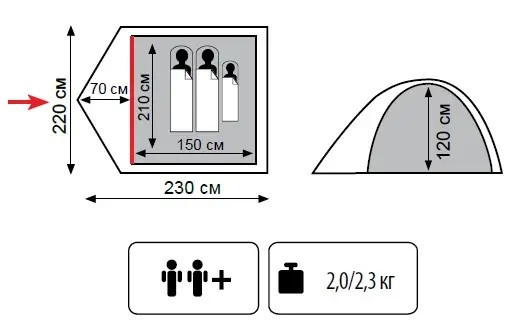 Палатка двухместная Totem Tepee UTTT-020 Киев - изображение 7
