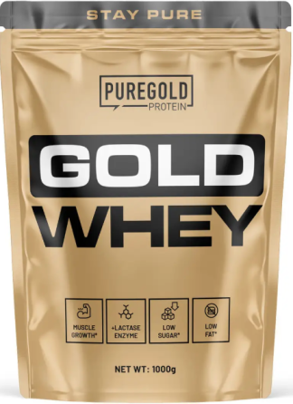 Сироватковий протеїн Puregold Whey Protein 1000g вершкова ваніль Київ