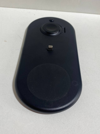 Бездротова зарядна станція 3 в 1 iXular 20W для iPhone, Apple Watch, AirPods Складана док-станція Чорна Б/В Київ