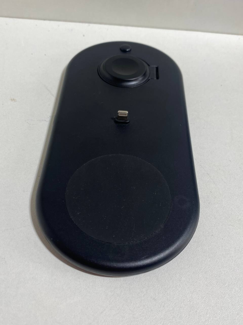 Бездротова зарядна станція 3 в 1 iXular 20W для iPhone, Apple Watch, AirPods Складана док-станція Чорна Б/В Київ - фото 4