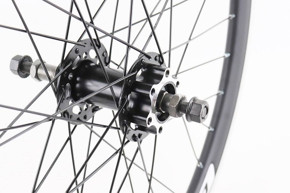 Колесо 24" заднє V/Disk-brake, обід "крапля" алюмінієвий, втулка 14Gx36H, під вільнобіг, кріпл. гайка, "GRAVITY" Київ - фото 3