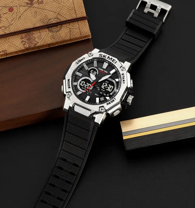 Часы мужские наручные Skmei 2219 (Серебристый) Киев - изображение 4