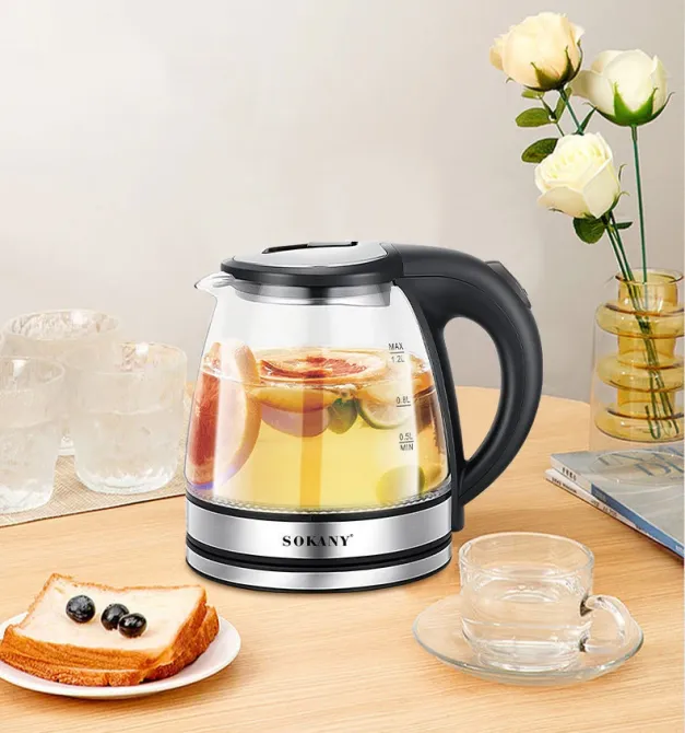 Електричний чайник Sokany SK-SH-1059 1500Вт 1.2л з індикатором роботи та автовідключенням для будинку Одеса - фото 2