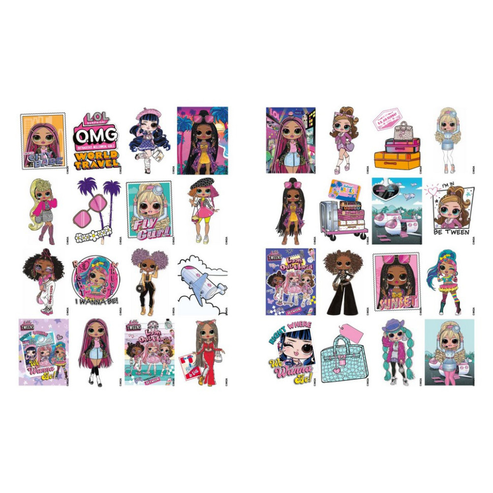 Дитяча книжка-розмальовка "Travel Sunset" LCB6 зі стікерами Вінниця - фото 3