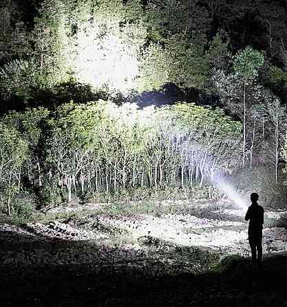 Ліхтар великий XHP50 3x 18650 8000мАг 20Вт AC Prof LED1098 Київ