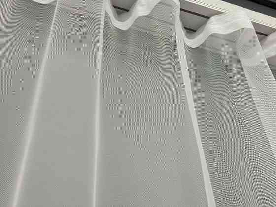 Тюль "Грек-сітка" з вишивкою колір молочний з золотистим 1462т Київ