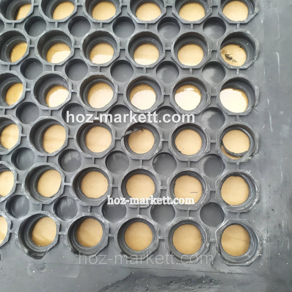 Килимок 150 см х 92 см х 1.2 см гумовий Скандинавія з отворами, гумове покриття Ковер 1500 х 916 Харків - фото 7