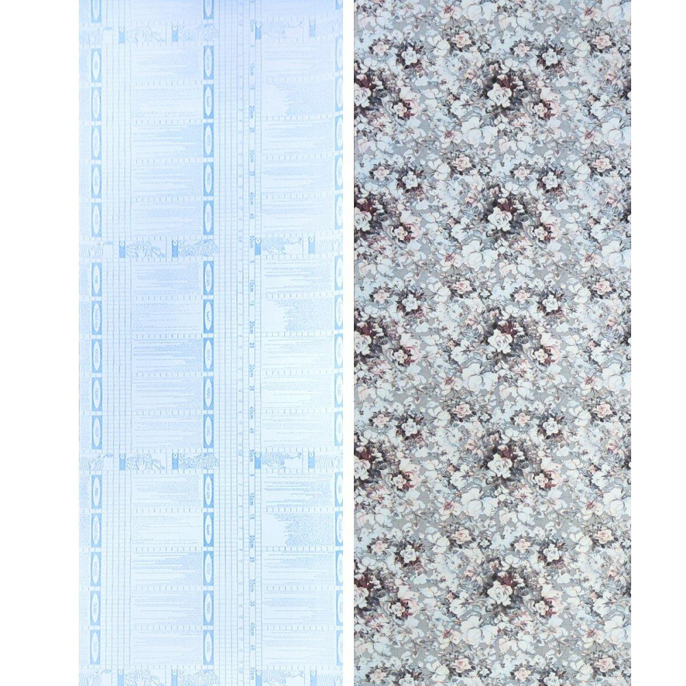 Самоклеющаяся пленка 0,45х10м х 0,07мм Серые розы SW-00001231 Днепр - изображение 3