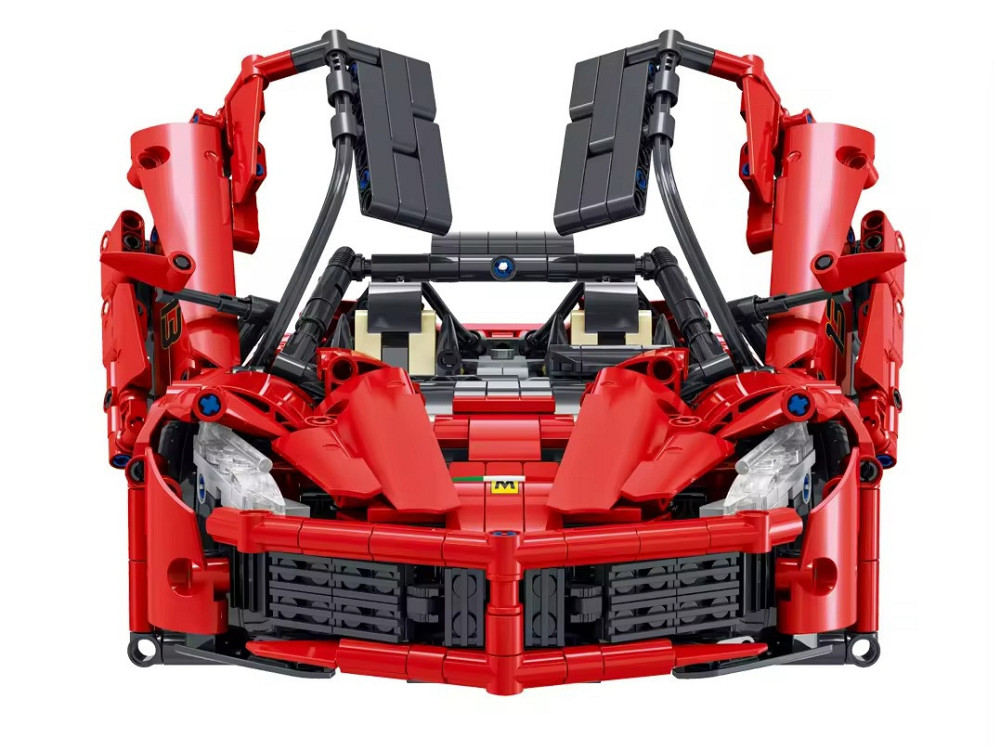 Конструктор спортивний автомобіль Ferrari на 1659 деталей, червоний Кам'янець-Подільський - фото 6