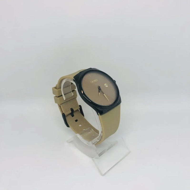 Наручные кварцевые часы Skmei 1509 коричневые Винница - изображение 6