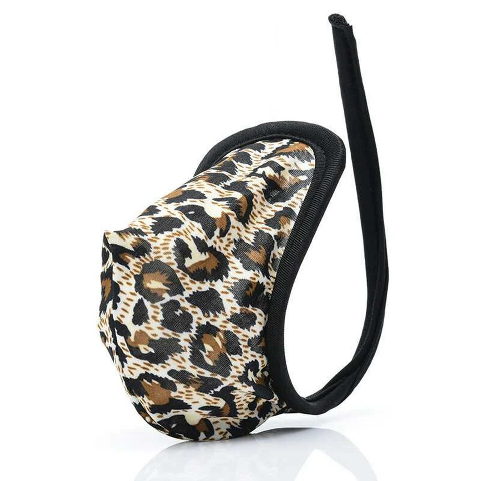 Мужские трусы без лямок с стринги универсальный леопардовый Киев - изображение 1