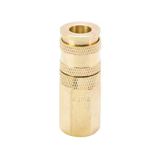 З'єднання швидкознімне посилене з фіксатором FT 1/4" (латунь) SIGMA (7021641) Київ