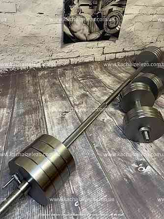 Набор 64 кг Штанга + W-образный гриф + Гантели наборные Гантели, гири, штанги и диски металлические блины Киев