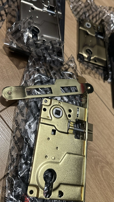 Замок Armadillo LH 25-50 AB BOX ригель+защёлка (бронза,нікель,золото) Харків - фото 2