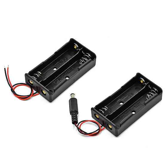 Бокс для 2-х акумуляторів 18650 з проводами для Arduino Київ