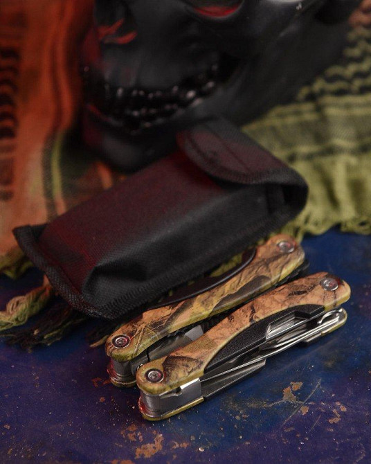 Мультитул стальной компактный тактический 19 в 1 Одесса - изображение 3