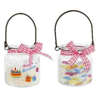 Свічка "Birthday Cake" у баночці Рівне