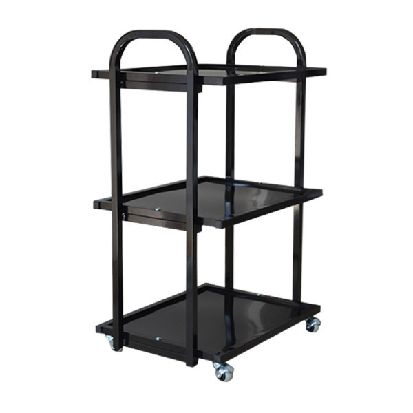 Косметологическая тележка Профи+ металлическая на колесах Черный Киев - изображение 2