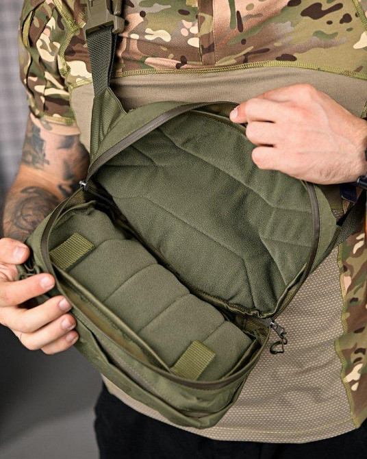 Тактична поясна сумка laberis олива РП7470 Одеса - фото 6