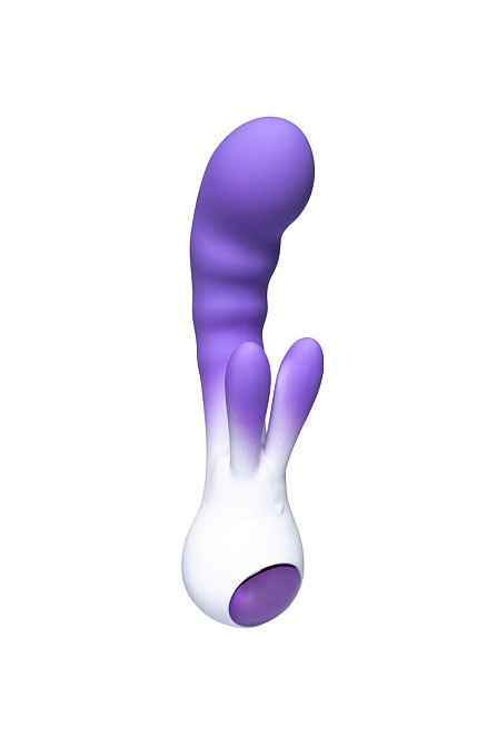 Вибратор-кролик со светодиодом Every Night Toys для точки G, фиолетовый градиент Sex Aura Киев - изображение 1