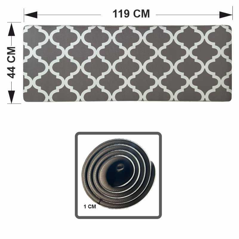 Коврики кухонные Lovely Svi с эффектом памяти нескользящие - водонепроницаемые и эргономичные 44x119x1см Серы Киев - изображение 4