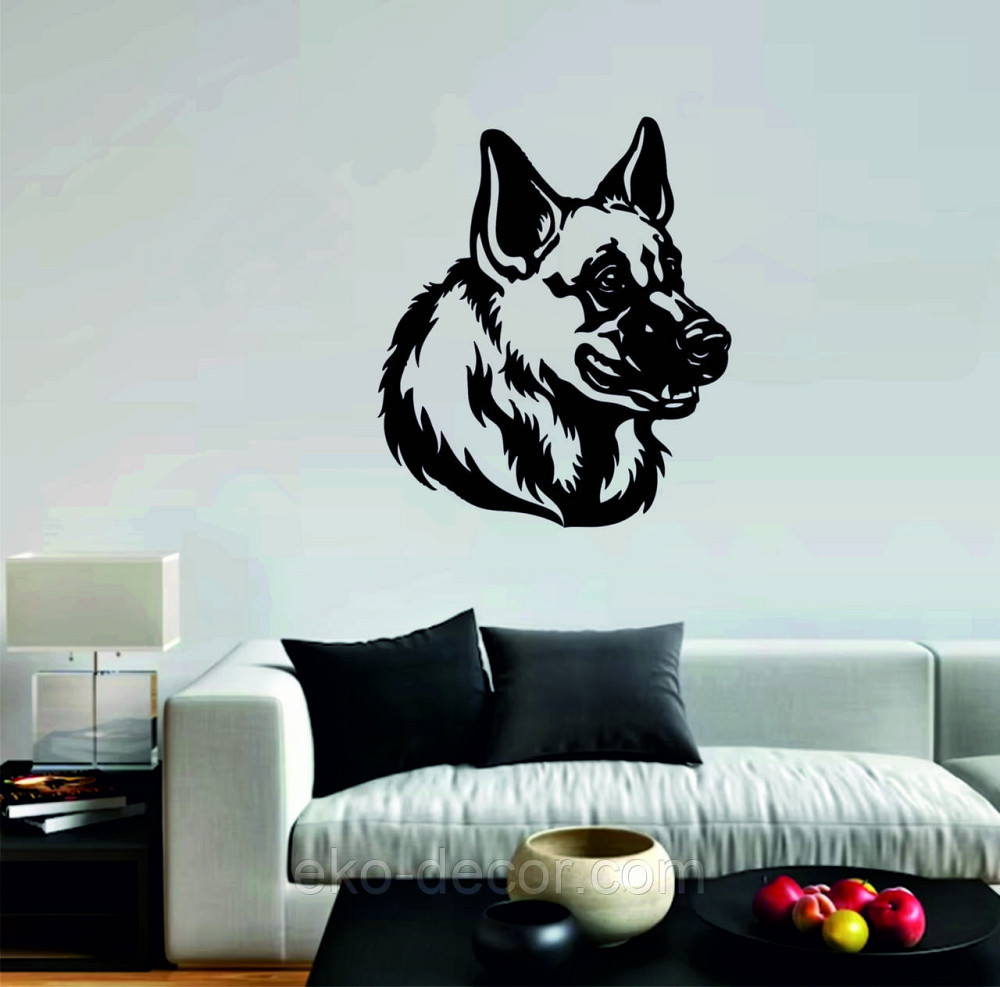 Декоративное настенное Панно «Овчарка», Декор на стену 110*95 см, Черный Киев - изображение 4