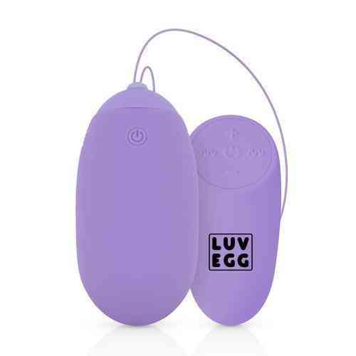 Вагинальное яйцо с вибрацией и дистанционным пультом Luv Egg XL лиловое Sex Aura Киев