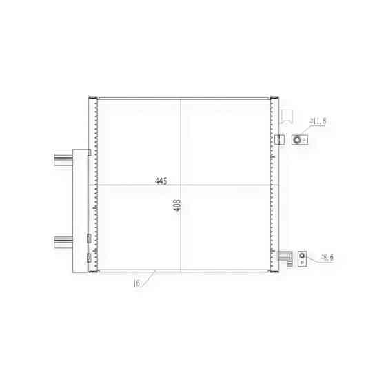 Радиатор Chevrolet Spark 1.0-1.2 10- кондиционера Мукачево