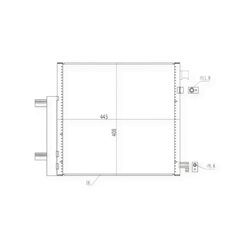 Радіатор Chevrolet Spark 1.0-1.2 10-кондиціонера Мукачево - фото 1