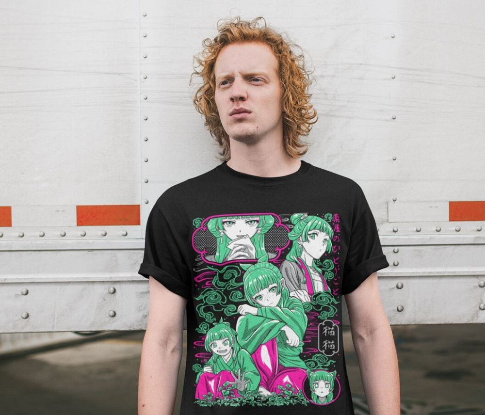 Футболка для мальчика аниме Маомао Апотхекарй Диариес Ессентиал оверсайз (рост от 165 до 180 ) Черний AnimeJ0832m Днепр - изображение 2