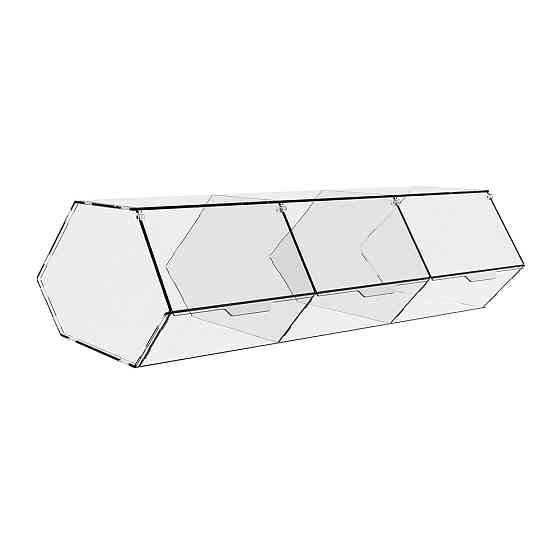 Диспенсер EKOSTAR для мармеладов, снеков, орехов 3 ячейки Киев