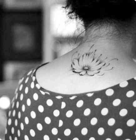 Тату "Квітка лотоса" - 10*6см Київ