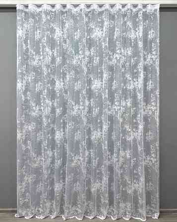 Тюль VR-Textil 1225т Мармур Жакард Білий 250х270 см (43-334) Київ