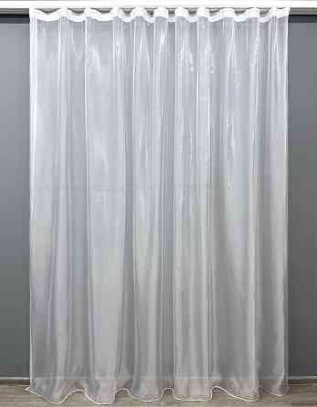 Тюль VR-Textil 009т Органза однотонна Білий 250х270 см (42-0868) Київ