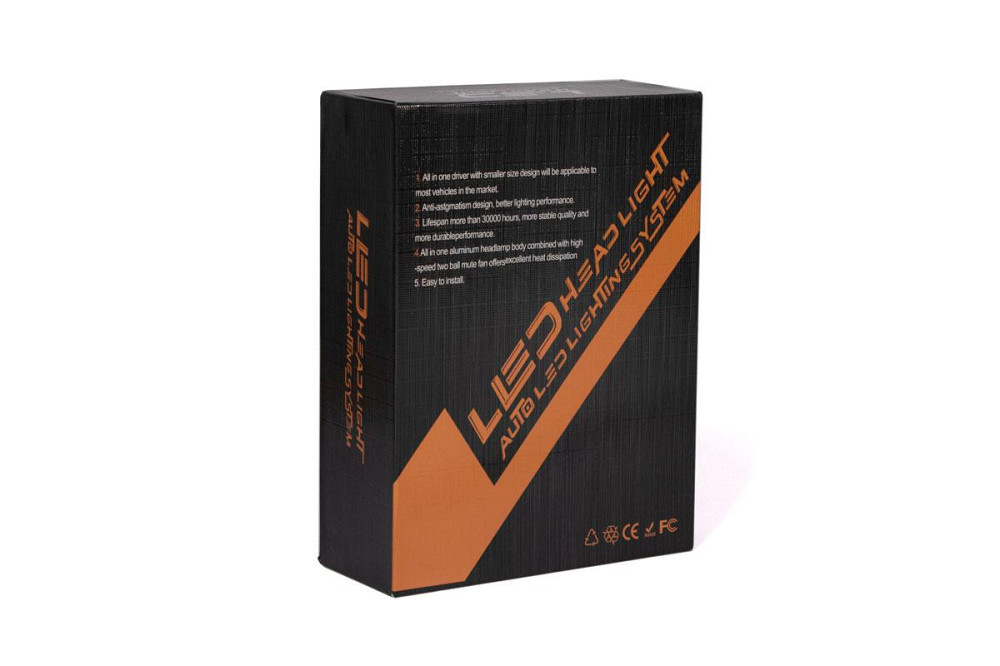 Комплект LED ламп HeadLight 360 LED HB4 (P22d) 66W 12V 6000K світіння на 360 градусів з активним охолодженням Харків - фото 3