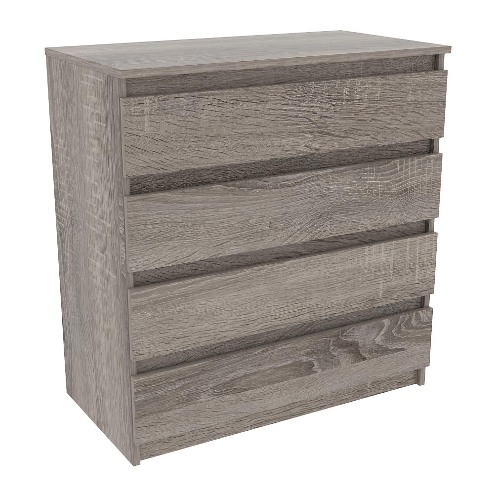 Комод №4, Дуб Сонома Трюфель, 800/450/850 Львов - изображение 1