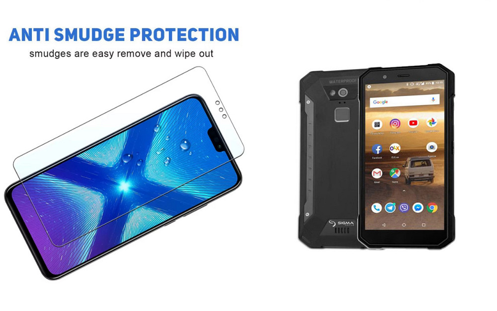 Захисне скло NeoGlass для Sigma mobile X-treme PQ53 – надпрозоре та стійке Київ - фото 3