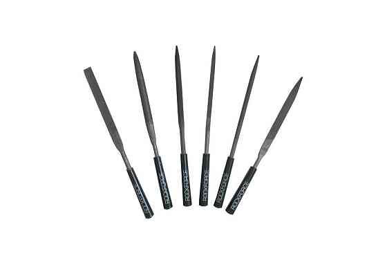 Набір надфілів різнопрофільних 6пр. (L-180мм, Ø5мм), в блістері ROCKFORCE RF-6162 Одеса