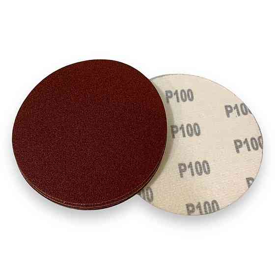 Шлифовальный круг 125 мм P180 на липучке – набор из 25 шт для финишной шлифовки дерева, шпатлевки, краски. Харьков