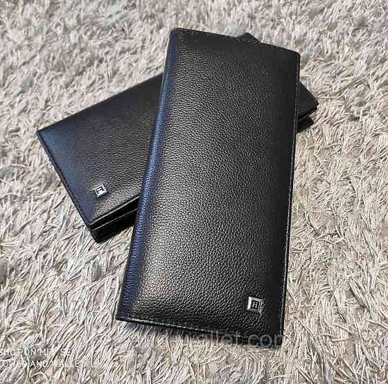 Стильный мужской кожаный купюрник на магнитах черного цвета Marco Coverna MSM 6 Киев