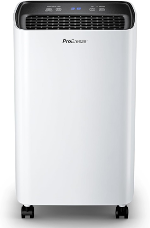 Осушувач повітря Pro Breeze PB-D-26 6 л/добу, бак 2 л, датчик вологості, сушіння білизни, таймер 24 год, 39 дБ, LED-дисплей Київ